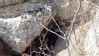 Пещера в длиною 1 километров в горах Чечни, интересно и страшно в нутри пещеры много сюрпризов