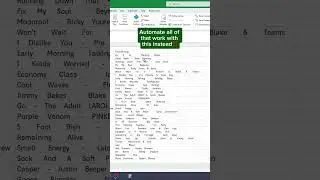 Trim Spaces in Excel‼️ 