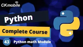 Python Complete Course #-43 Python math module,