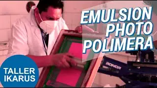 Como usar una emulsión photopolimera para serigrafía. Fotograbado