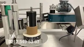 SİLİNDİRİK ŞİŞE ETİKETLEME MAKİNASI
