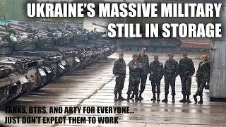 The Total Remaining Ukrainian Military Vehicle Storage