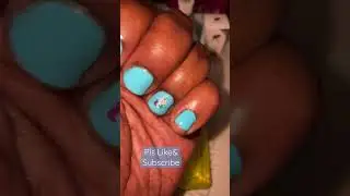 My Short Natural Nails of the Day+Update on my Pinky Nail🪒Shaver Accident #shorts