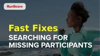 Searching For Missing Participants