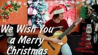 We wish you a merry christmas новогодний кавер на гитаре