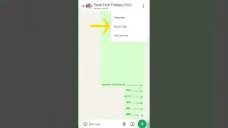 Export chat from whatsapp in Hindi 