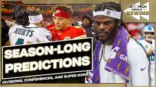 Season Long #NFL Predictions; Each #Division and #Conference Champion! The Daily Tip Rewind 9-3-24