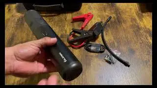 UliXWH portable jump starter with air compressor