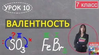 Valence of chemical elements. Lesson 10. Chemistry 7th grade.