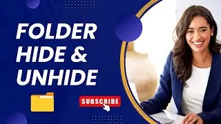 How to Folder hiding & Folder Unhide Windows 7/10 || Bangla Tutorial 2022
