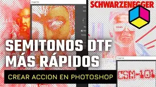 ⚡ Faster DTF Halftones - Photoshop Action