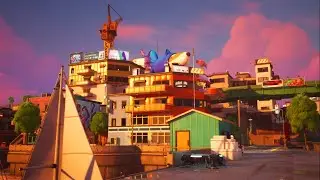 Seaport City [Morning] | Fortnite Ambience