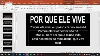 COMO FAZER SLIDE DE MÚSICA
