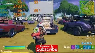 Fortnite 1080p RTX 2070 AMD Ryzen 2700x Max Settings Benchmark