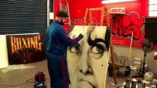 El Piti - Airbrush on Canvas