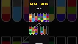 Прохождение Water Sort Puzzle level 293 👍🏻👍🏻👍🏻