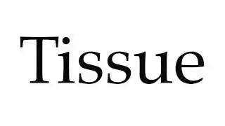 How to Pronounce Tissue