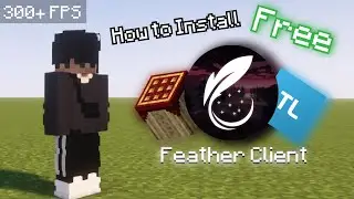 How to install Feather client for FREE | in Minecraft 1.20.1 Support Tlauncher & Pojav