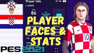 PES 2021 | Croatia | Player Faces & Stats (Data Pack 3.0)