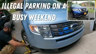 Illegal Parking On A Busy Weekend