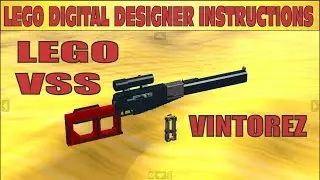 HOW TO MAKE WORKING VSS VINTOREZ FROM LEGO | INSTRUCTION + PARTLIST | № 191
