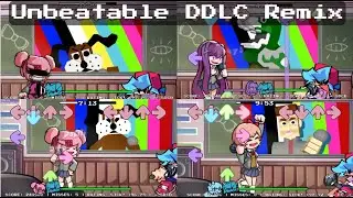 FNF Unbeatable DDLC Remix | Uninvited | Gameplay |