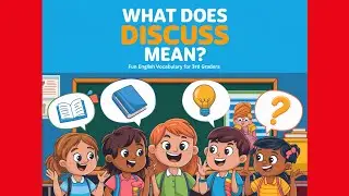 What Does Discuss Mean? | Fun English Vocabulary for 3rd Graders