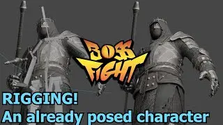 Boss Fight 3D Community Challenge | Timelapse | Pwnisher | Part 2: Rigging