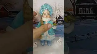 Снегурочка из ваты 