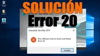 3D MAX [The software license checkout failed error 20] SOLUCIÓN A ESTE CASO 😱👍