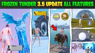 🔥 BGMI New FROZEN TUNDER Update Here! PUBG 3.5 Dragon,Leopard All Features Explained | Tips & Tricks