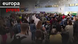 Interrumpida la salida de trenes de Barcelona al descarrilar un tren en la zona de Can Tunis