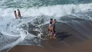 Море,просто море,пляж и шторм / Крым Новый Свет Судак 2021 июль... без комментарией🏖🌊🏝