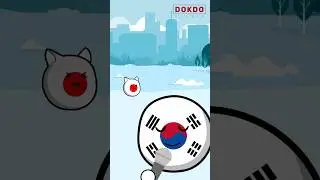 Cat walks on the ice river | Dokdo Studio