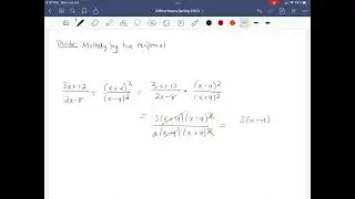 Rational Expressions