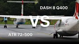 Dash 8 Q400 VS. ATR 72-500 - THE ENGINE-POWER BATTLE!