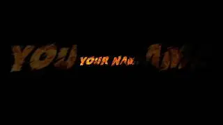 The best fire text animation made with Kinemaster Premiere Pro