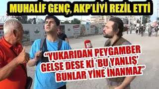 Young oppositionist humiliates AKP elder! 