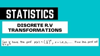 Discrete Random Variable Transformations with example