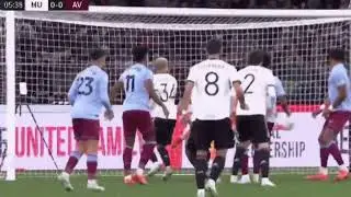 Manchester United vs Aston villa 2:2