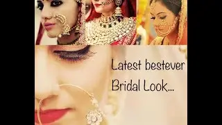Latest bridal look | | Nose Rings | Wedding Preparation