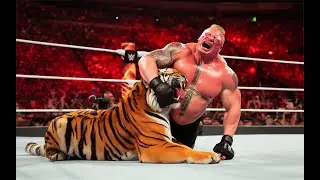 Brock Lesnar vs. Tiger: Tiger's Daredevil Moves vs. Lesnar's Strength