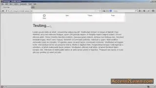 Setting Up a Navbar with jQuery Mobile