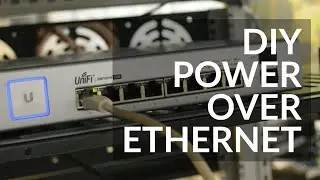 DIY 12V PoE Switch|  power over ethernet