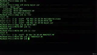 3.4  Creating Java jar files from Command Line