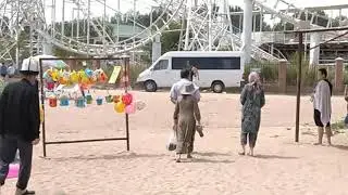 Мы на озере  Иссык-Куль.