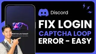 How to Fix Discord Login Error Captcha Loop !