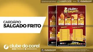 Cardápio Salgado Frito [CDR e PDF]