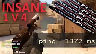 Laggy god does 1v4 | CSGO | Hindi