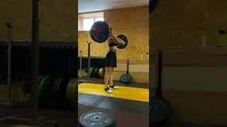 Толчок 65 #тяжелаяатлетика #штанга #weightlifting #crossfit #women